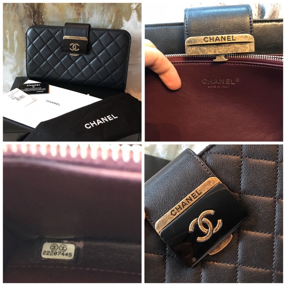 SOLD Chanel Large Quilted Beauty Lock Flap Clutch - Picture 7 of 8